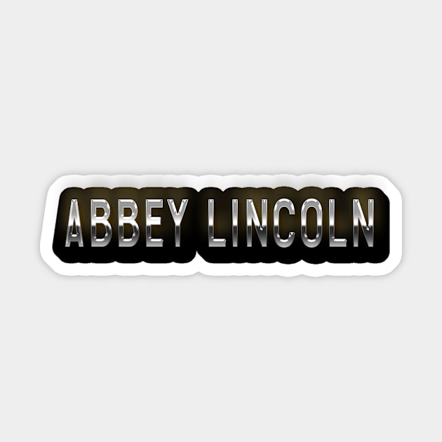 Abbey Lincoln Vocal Jazz Sticker by okefandi